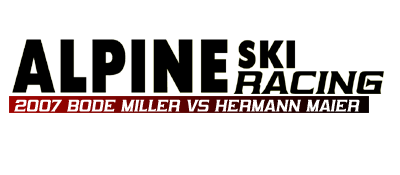 Alpine Ski Racing 2007 title screen for Playstation 2